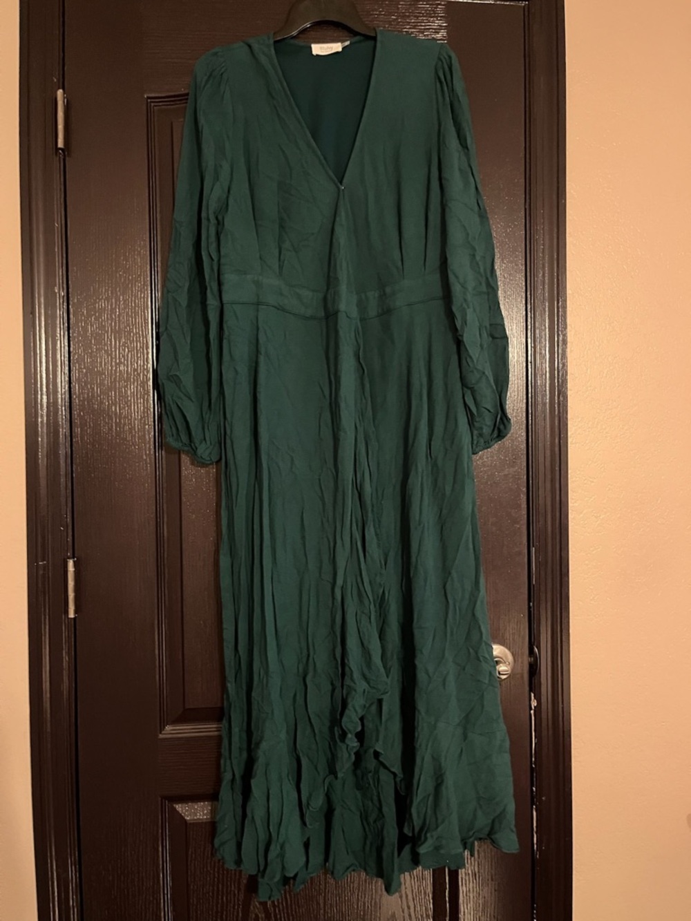 Dark Teal wrap dress